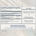 Magnesium Bisglycinate 500mg + Ashwagandha 300mg + L-Theanine 200mg - Stress | Calm | Cognition